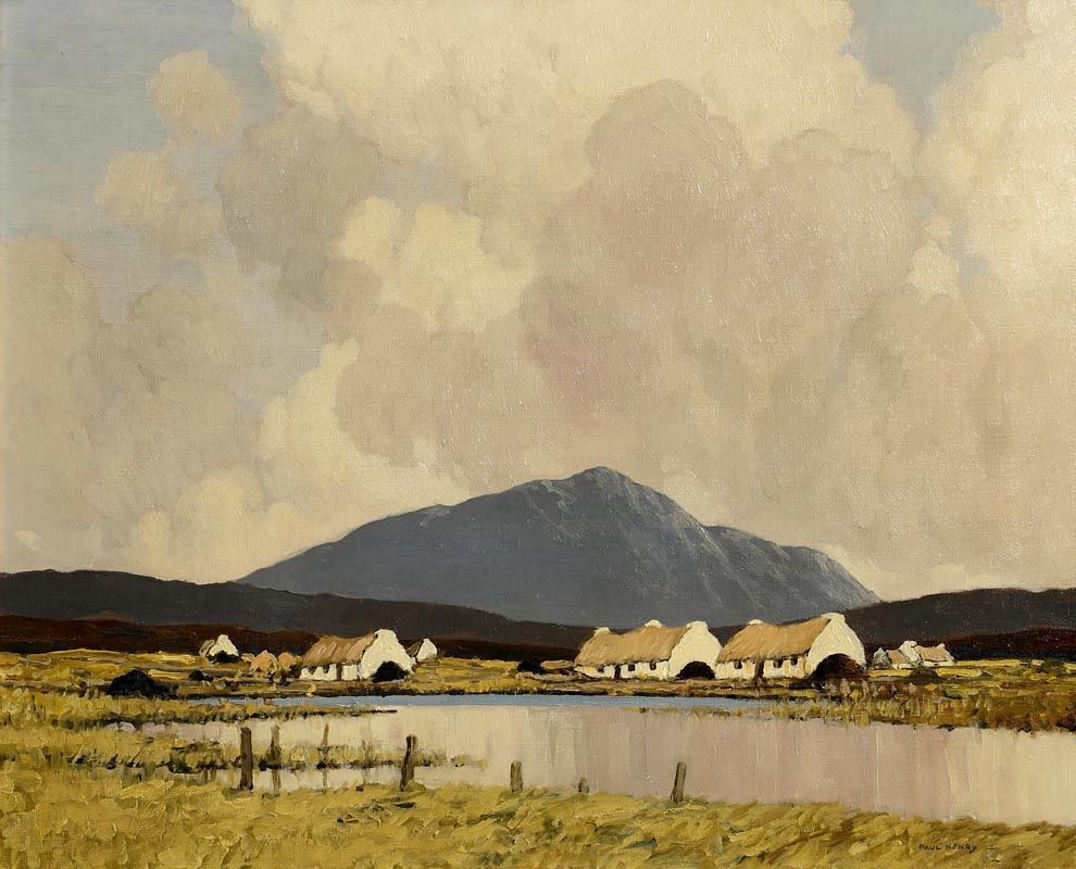 Village by the Marsh by Paul Henry at Morgan O'Driscoll.