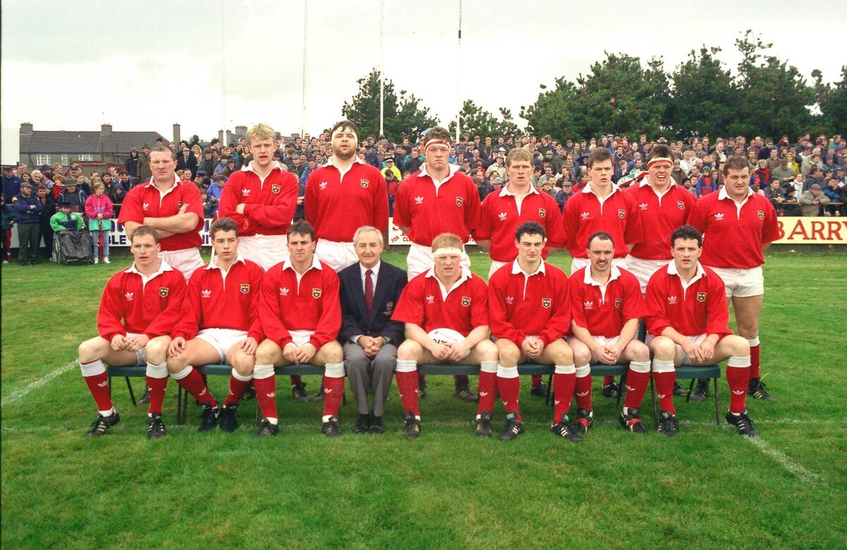 HEROES OF THE DAY: The Munster Team which beat Australia at Musgrave Park in 1992. Picture: Irish Examiner Archive