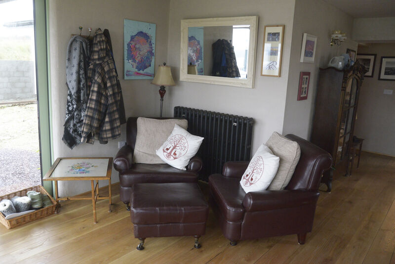 The living area. Picture: Denis Boyle