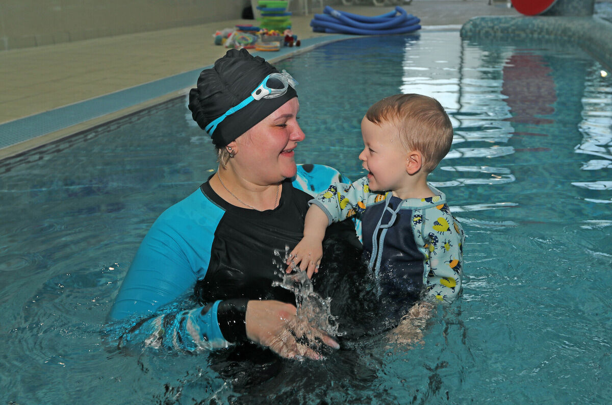 “I’ve definitely seen his understanding of water safety develop, just his overall confidence in the water." Picture: Jim Coughlan.