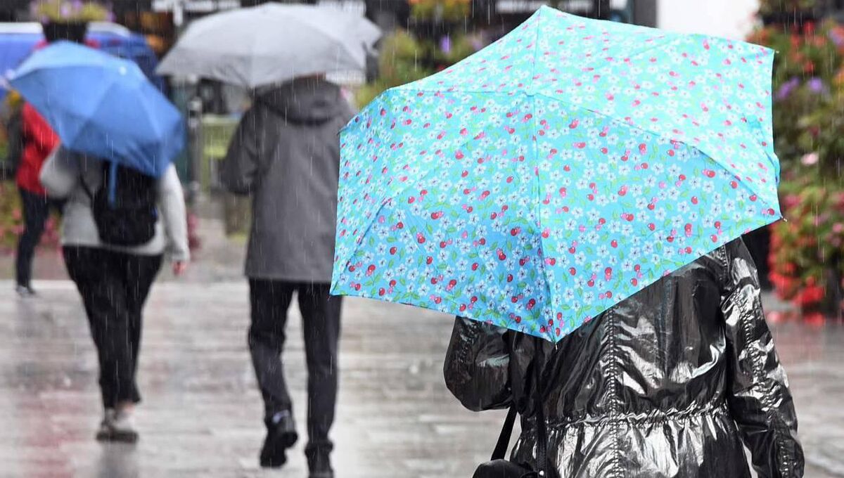 The weekend won't be a total washout but best to keep the umbrella handy. Picture: Denis Minihane
