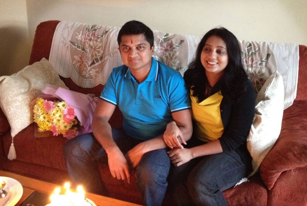 Savita Halappanavar and her husband Praveen photographed at home in Galway. Picture: The Irish Times Savita Halappanavar and her husband Praveen photographed at home in Galway. Picture: The Irish Times