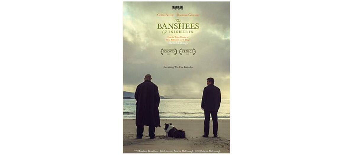 Colin Farrell got a nip from Brendan Gleeson’s character’s dog, a border collie called Minnie, while filming The Banshees of Inisherin 