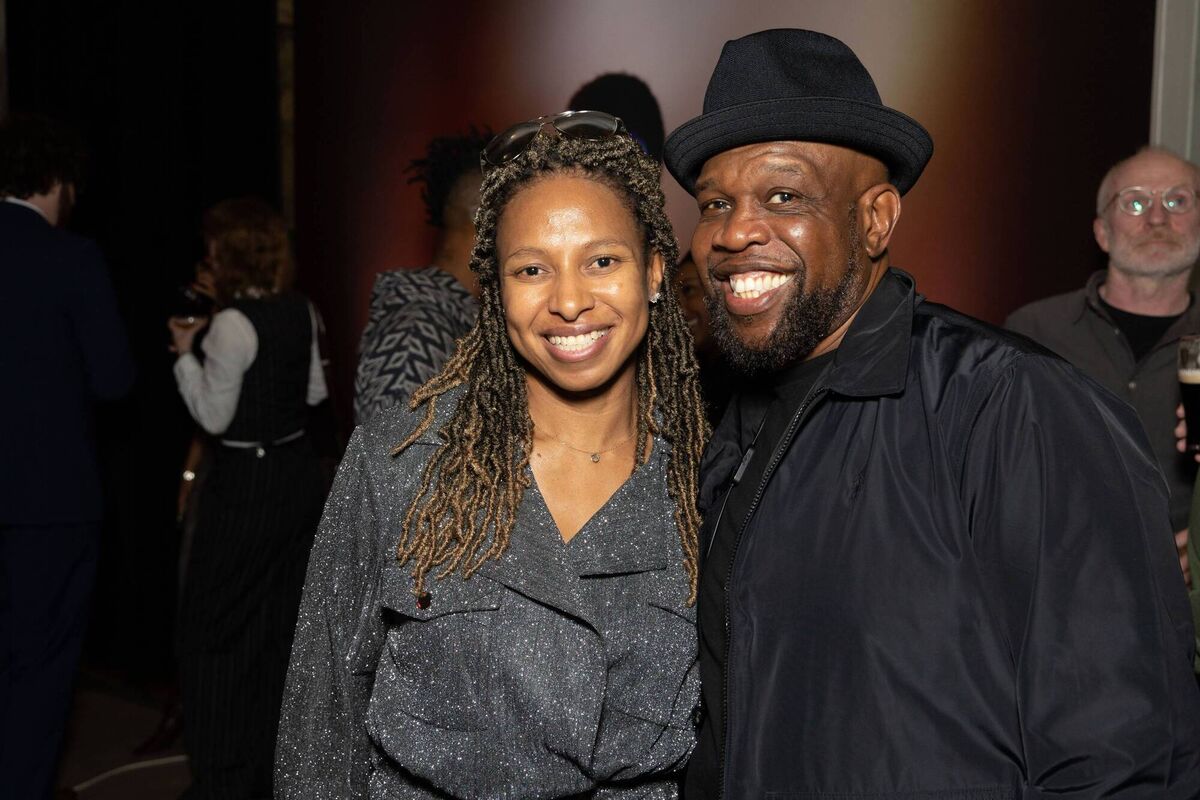  Yolanda Pleasants and rapper Jeru the Damaja at the festival launch in St Peters. Picture: Darragh Kane