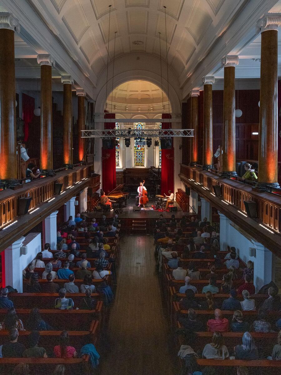 Amaro Freitas and band at Triskel Christchurch. Picture: Naoise Culhane 