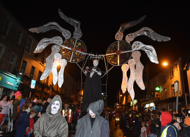  The Angel of Death display from the Dragon of Shandon parade in Cork City. Picture: Eddie O'Hare
