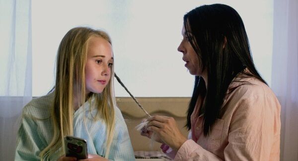 Kaci Power O’Driscoll and Eileen Walsh in On The Hemline