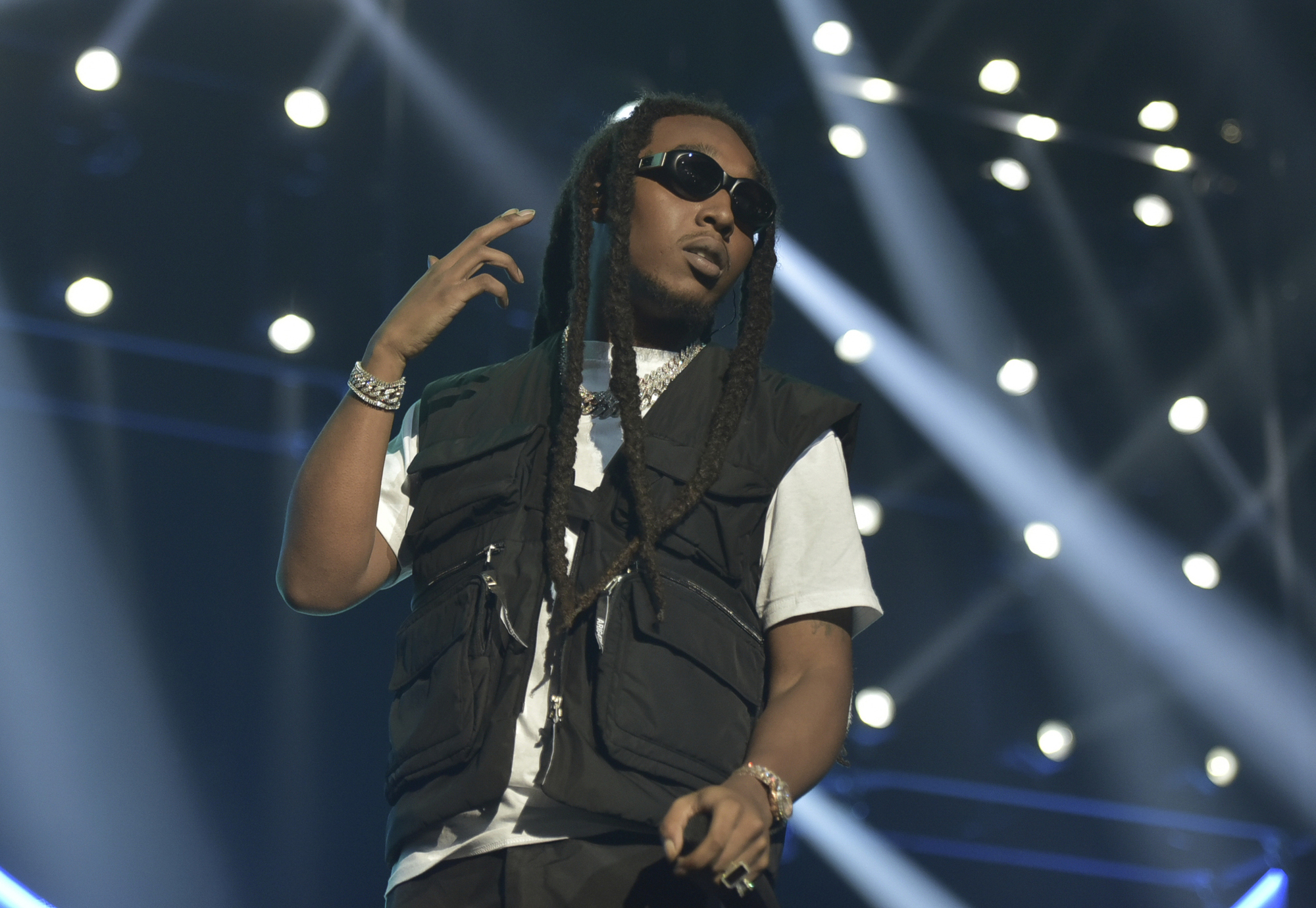 Migos rapper Takeoff shot dead outside bowling alley in Houston