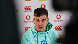 <p>END GOAL: Ireland's Jonathan Sexton. ©INPHO/Billy Stickland</p>