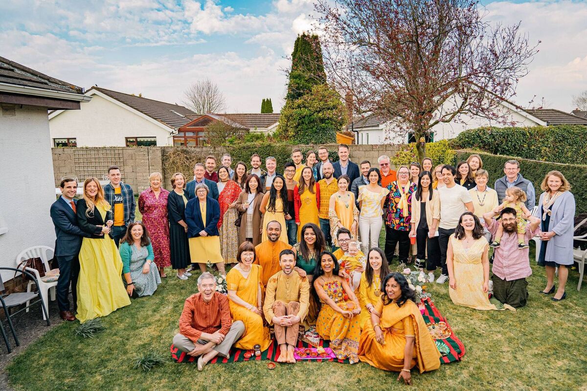 Bhumika Gupta and Fergal McGovern's wedding celebrations. Pictures: Hugh Noonan 