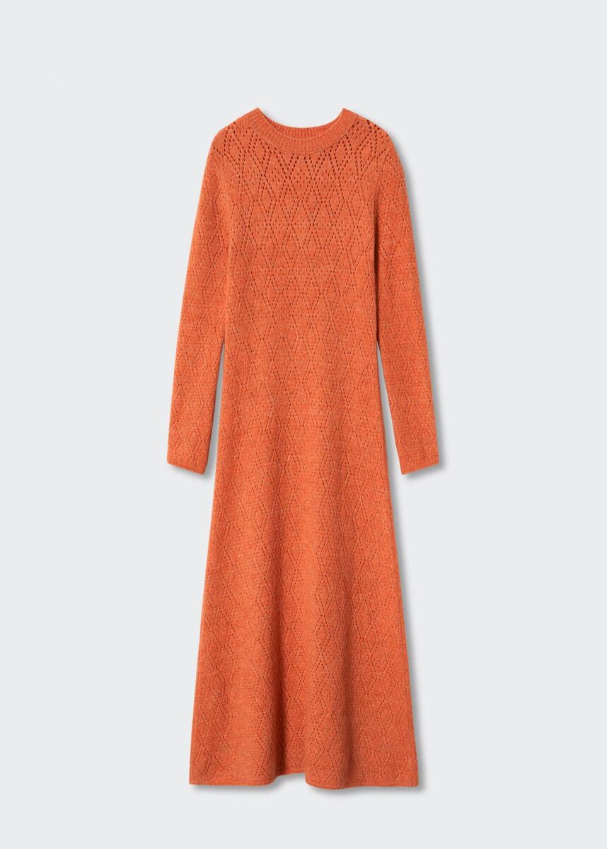 Knit openwork sweater dress, Mango, €59.99