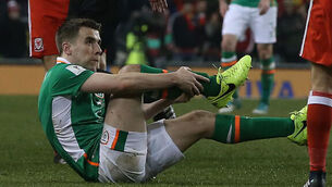 Martin O’Neill counts on Seamus Coleman’s determination in recovery
