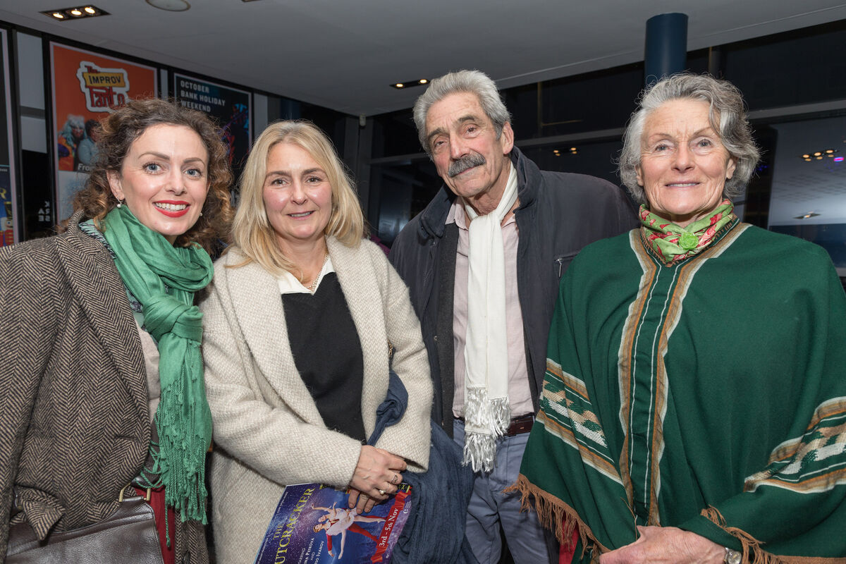 Treasa Stapleton, Jessie Castle, Jerry Castle, and Valerie Beamish at the Cork City Ballet production of The Nutcracker that was held in the Cork Opera House. Pictures: David Creedon