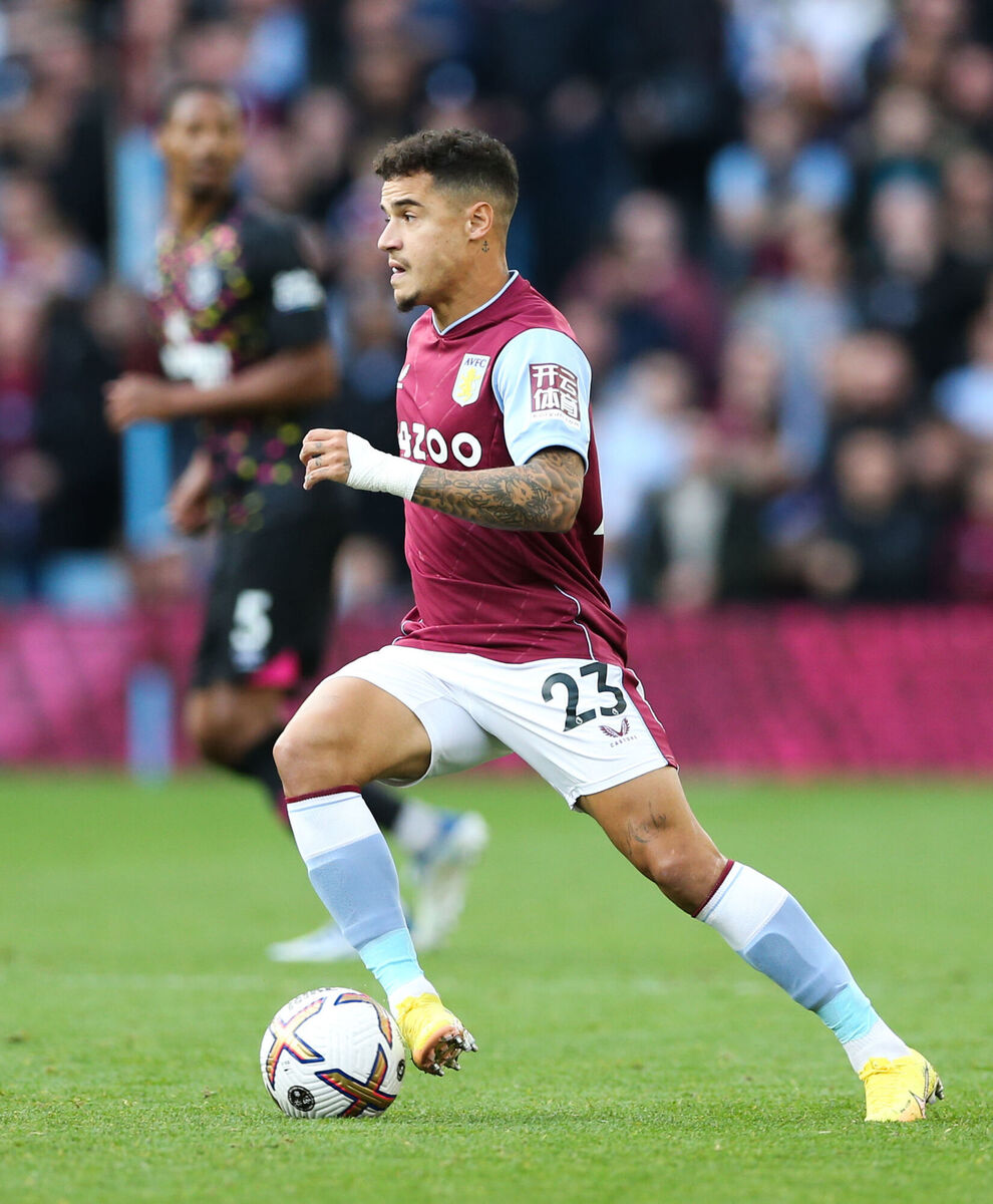 NEW BEGINNINGS: Aston Villa's Philippe Coutinho.