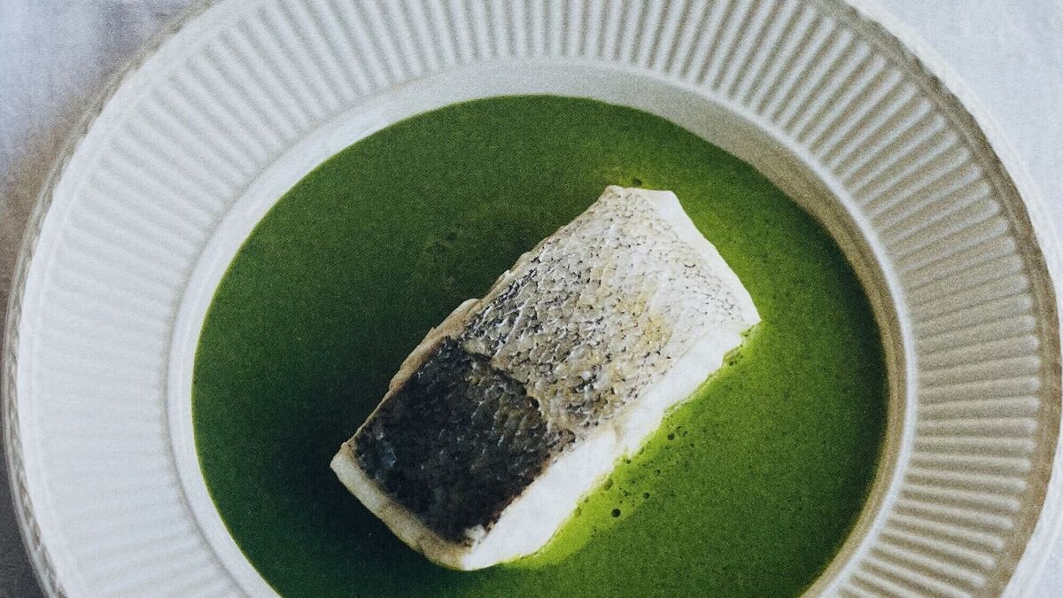 Jeremy Lee’s Hake with Parsley, Dill and Anchovy Sauce