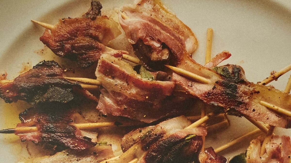 Jeremy Lee’s Griddled Chicken Livers, Bacon and Sage