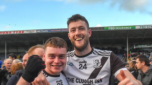 <p>KINGPINS: Conor Cleary and Oisin O'Meara of Kilruane MacDonaghs celebrate after the Tipperary SHC replay win against Kiladangan at Semple Stadium. Picture: Philip Fitzpatrick/Sportsfile</p>