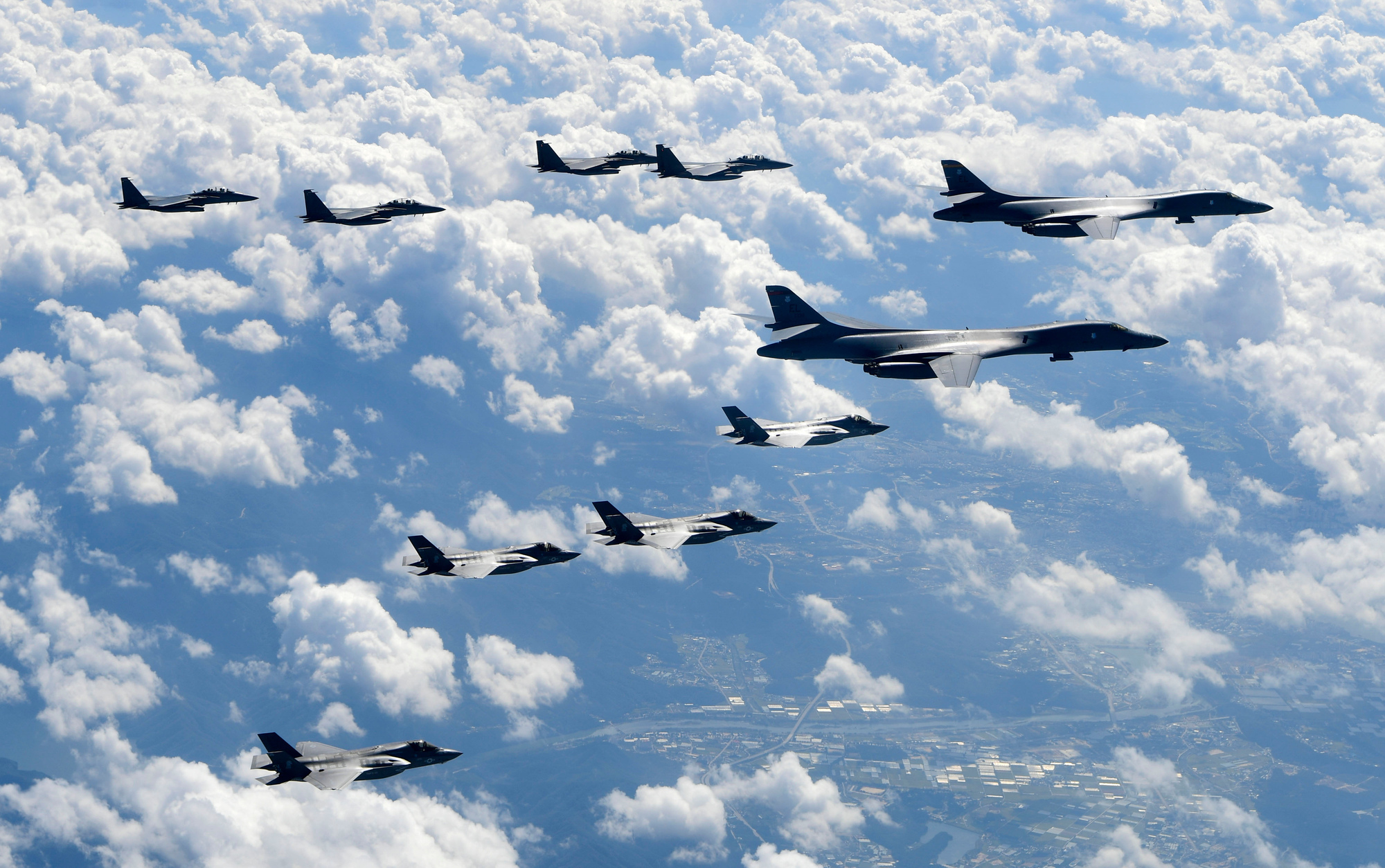 North Korea fires more missiles into sea amid US show of force