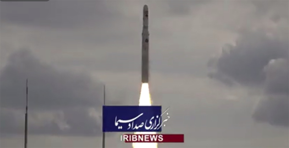 Iran launches satellite-carrying rocket as anti-government protests rage