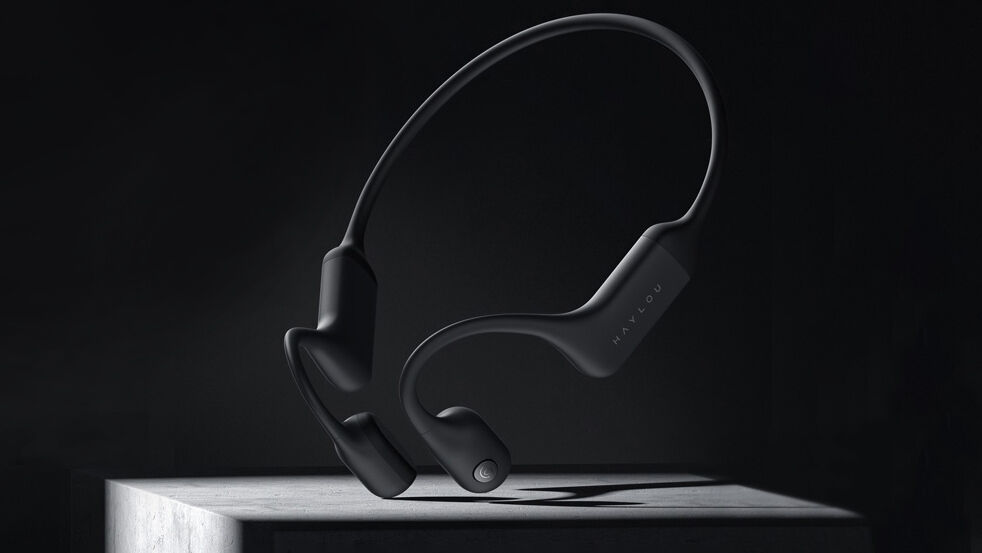 the PurFree BC01 headphones are light weighing only 28g. Picture: Haylou. the PurFree BC01 headphones are light weighing only 28g. Picture: Haylou.