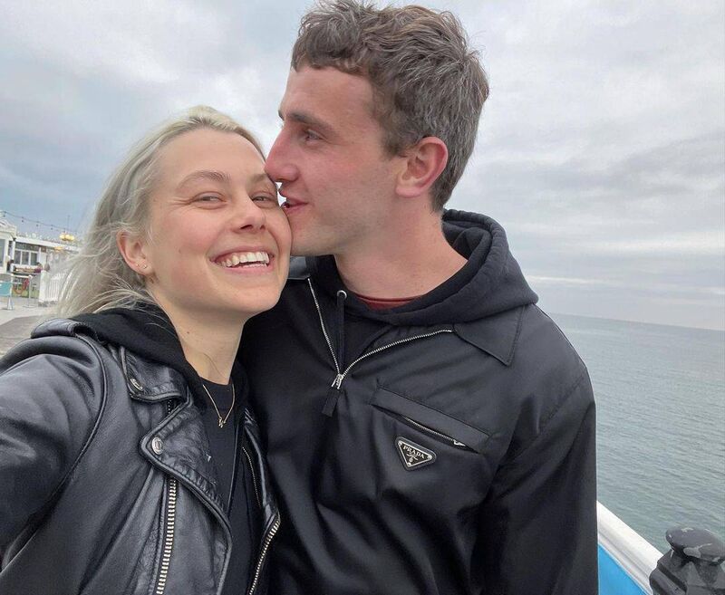Paul Mescal and girlfriend Phoebe Bridgers share a selfie. Picture: @phoebebridgers / Instagram Paul Mescal and girlfriend Phoebe Bridgers share a selfie. Picture: @phoebebridgers / Instagram