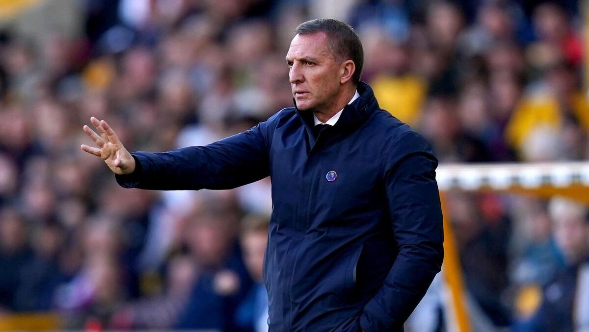 BACK AT IT: Leicester City manager Brendan Rodgers .