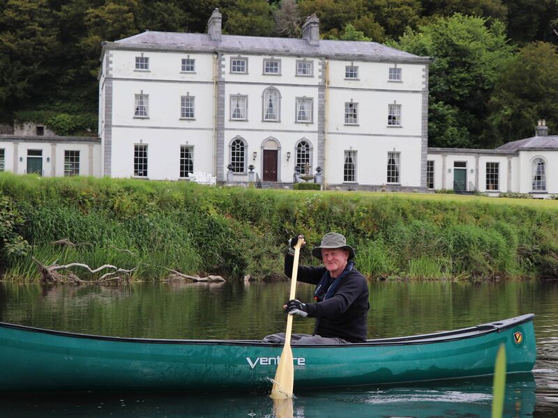   Diarmuid Ó Drisceoil at Castle Hyde near Fermoy, owned by Michael Flatley. 