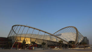 <p>COUNTDOWN: The Khalifa International Stadium in Doha, Qatar. Qatar has built eight stadiums for this World Cup and created an entire new city of Lusail where the final will be held. Picture: AP Photo/Hussein Sayed</p>