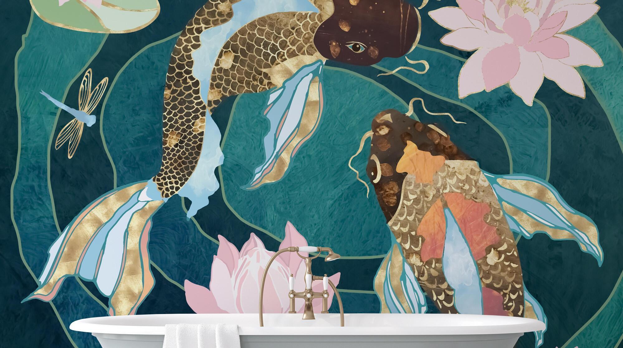 Home Interiors: How to roll out the bathroom wallpaper trend 