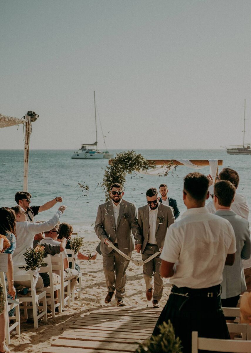 James Mitchell and Seán MacGabhann were married by their friend Niall MacAllister James Mitchell and Seán MacGabhann were married by their friend Niall MacAllister