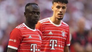 <p>MISSING OUT: Bayern's Sadio Mane is reportedly set to miss the World Cup after suffering a tendon injury during Bayern Munich's 6-1 win against Werder Bremen on Tuesday night. Pic: AP Photo/Matthias Schrader</p>