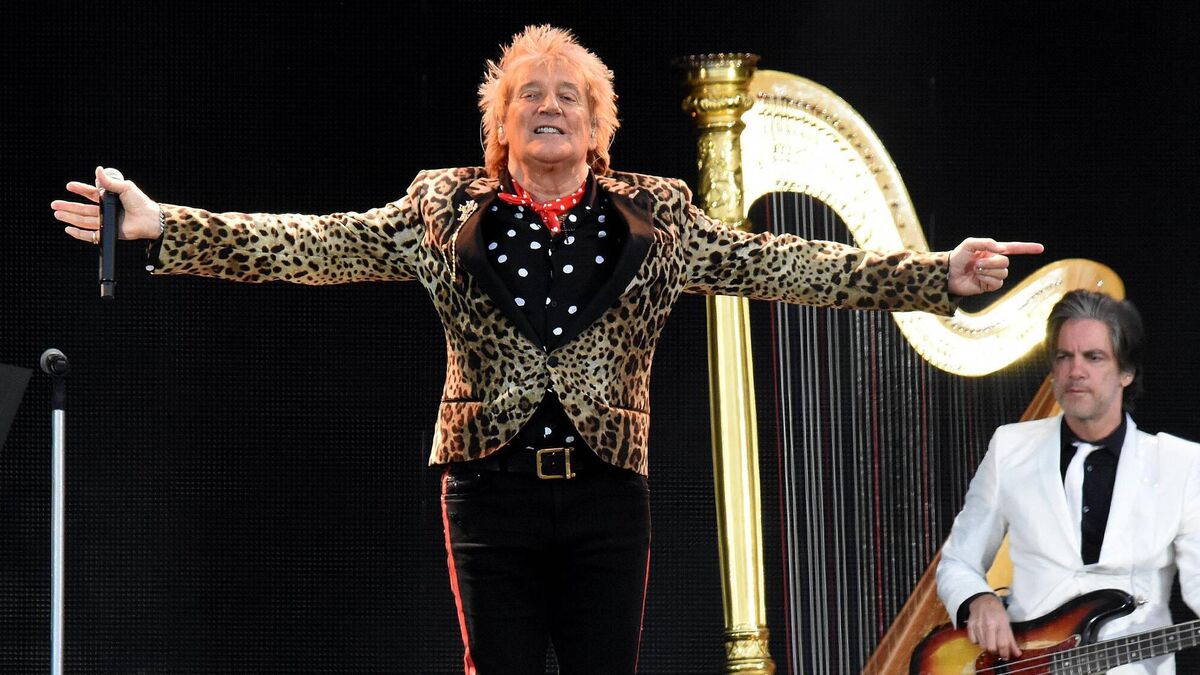 Rod Stewart at Pairc Ui Chaoimh, Cork, in 2019. Picture: VipIreland 