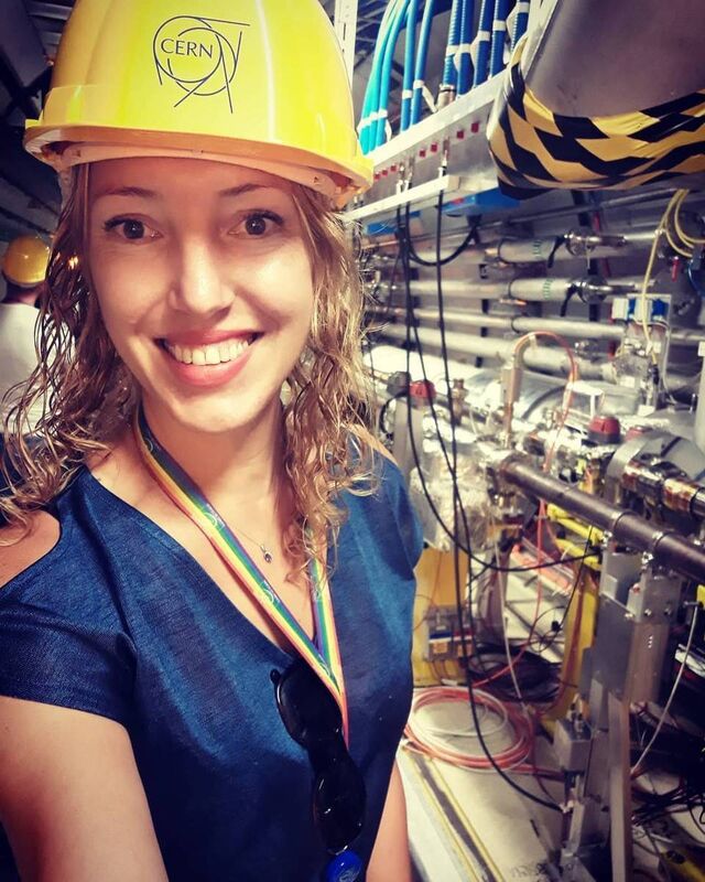 Dr Claire Lee, at CERN headquarters in Switzerland