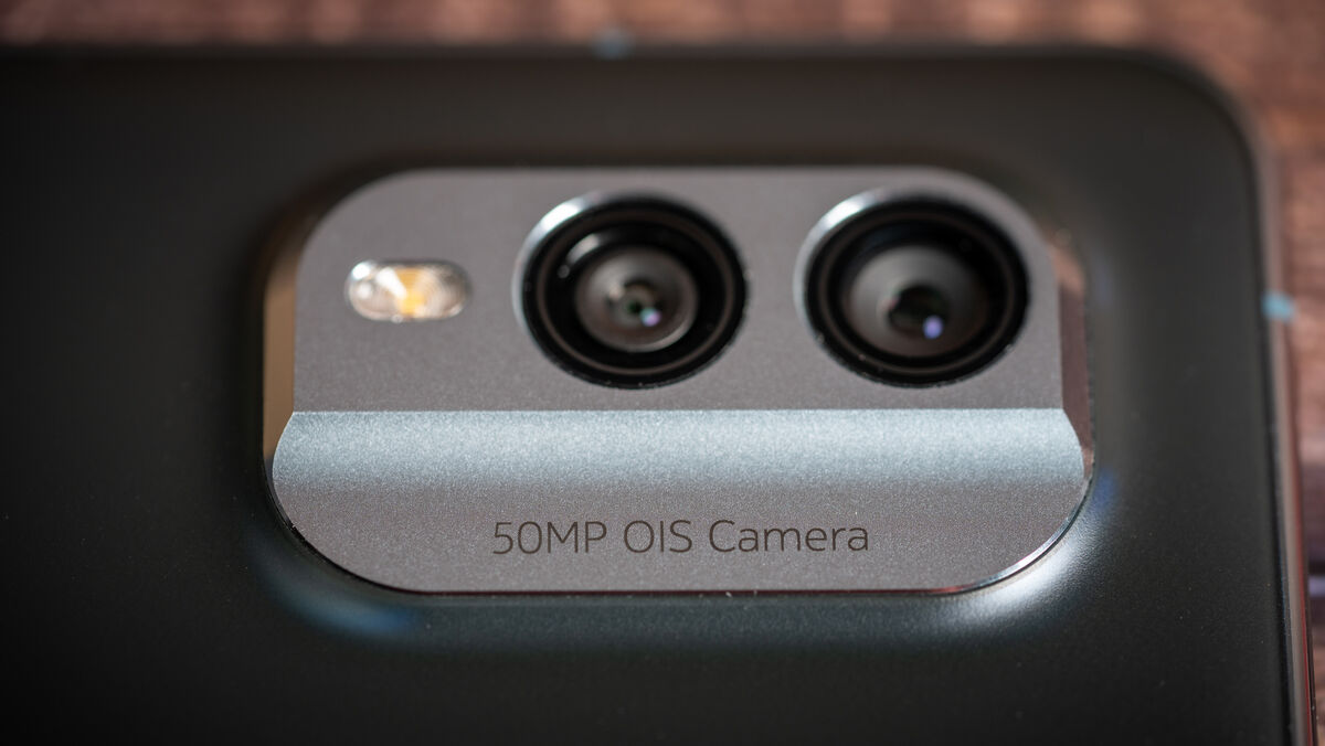 The Nokia X30 5G features a dual camera system. Picture: Noel Campion.