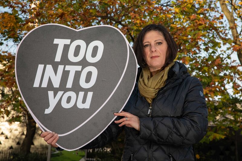 The Too You Into campaign lists signs that a relationship could be unhealthy, such as a partner being jealous, or threatening to share intimate images or videos without consent.