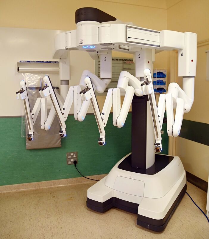 The Da Vinci Xi Robot in the theatre at Cork University Hospital.