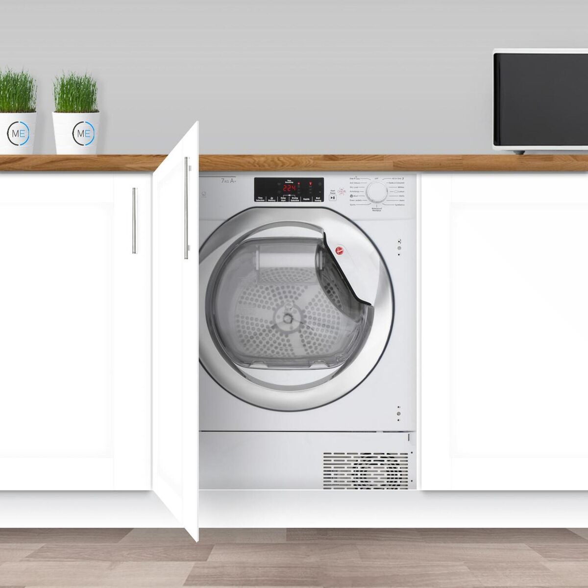 Hoover DXO H9A2TCEB 9kg heat pump with just 259kWh annual running costs, €489.99, Argos.