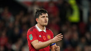 <p>MOVING ON?: Manchester United's captain Harry Maguire could be set to move on next summer. Pic: Martin Rickett/PA Wire.</p>