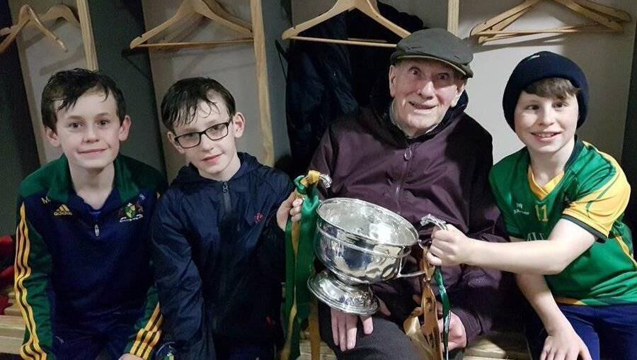 PURE DEVOTION: The late John McNamara with the Tipperary SFC Cup in 2019. Pic: Twitter