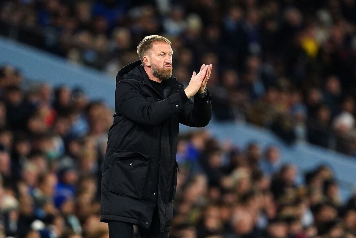 PATIENCE REQUIRED: Chelsea manager Graham Potter. Pic: Mike Egerton/PA Wire