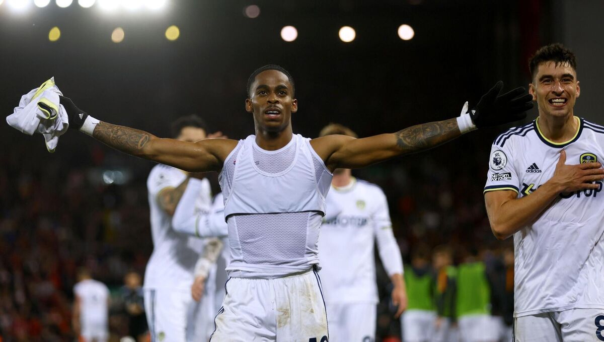 SCORING FORM: Leeds United's Crysencio Summerville. Pic: Richard Sellers/PA Wire