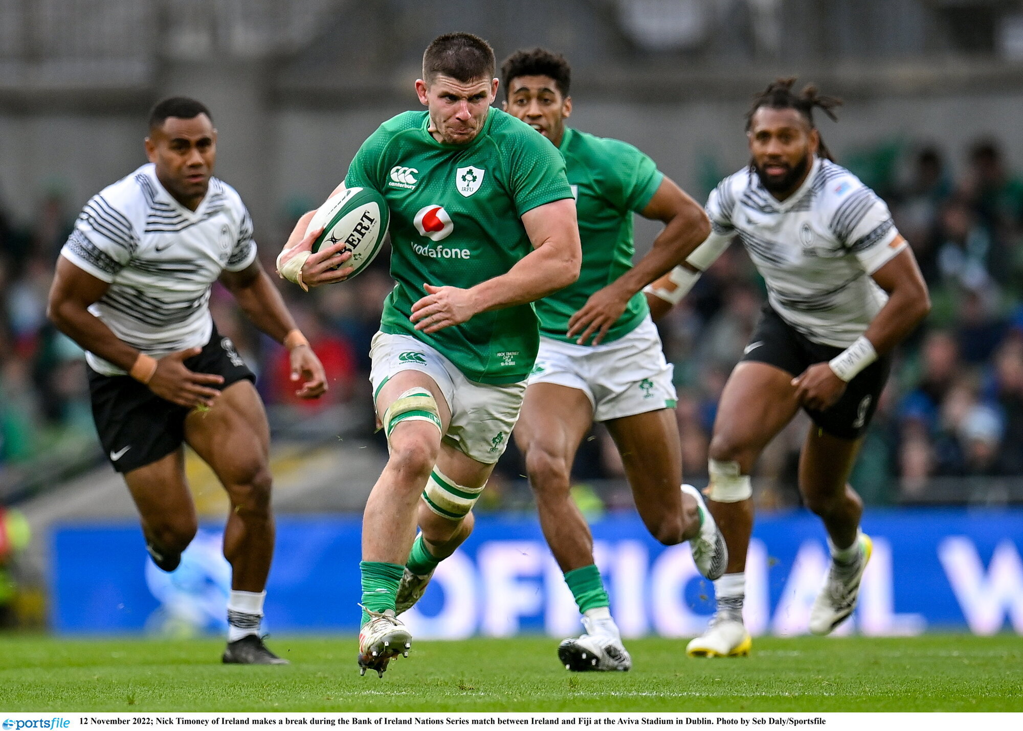 Timoney double helps Ireland get the job done in scrappy Fiji battle