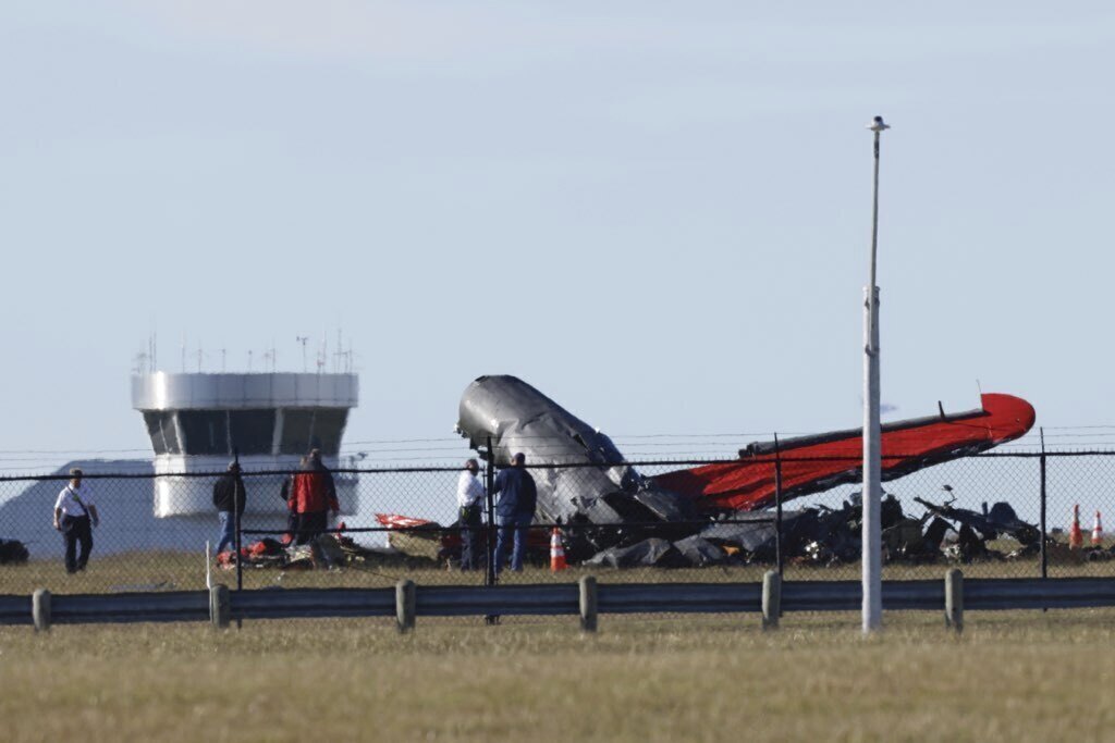 Two Second World War-era planes collide during Dallas air show