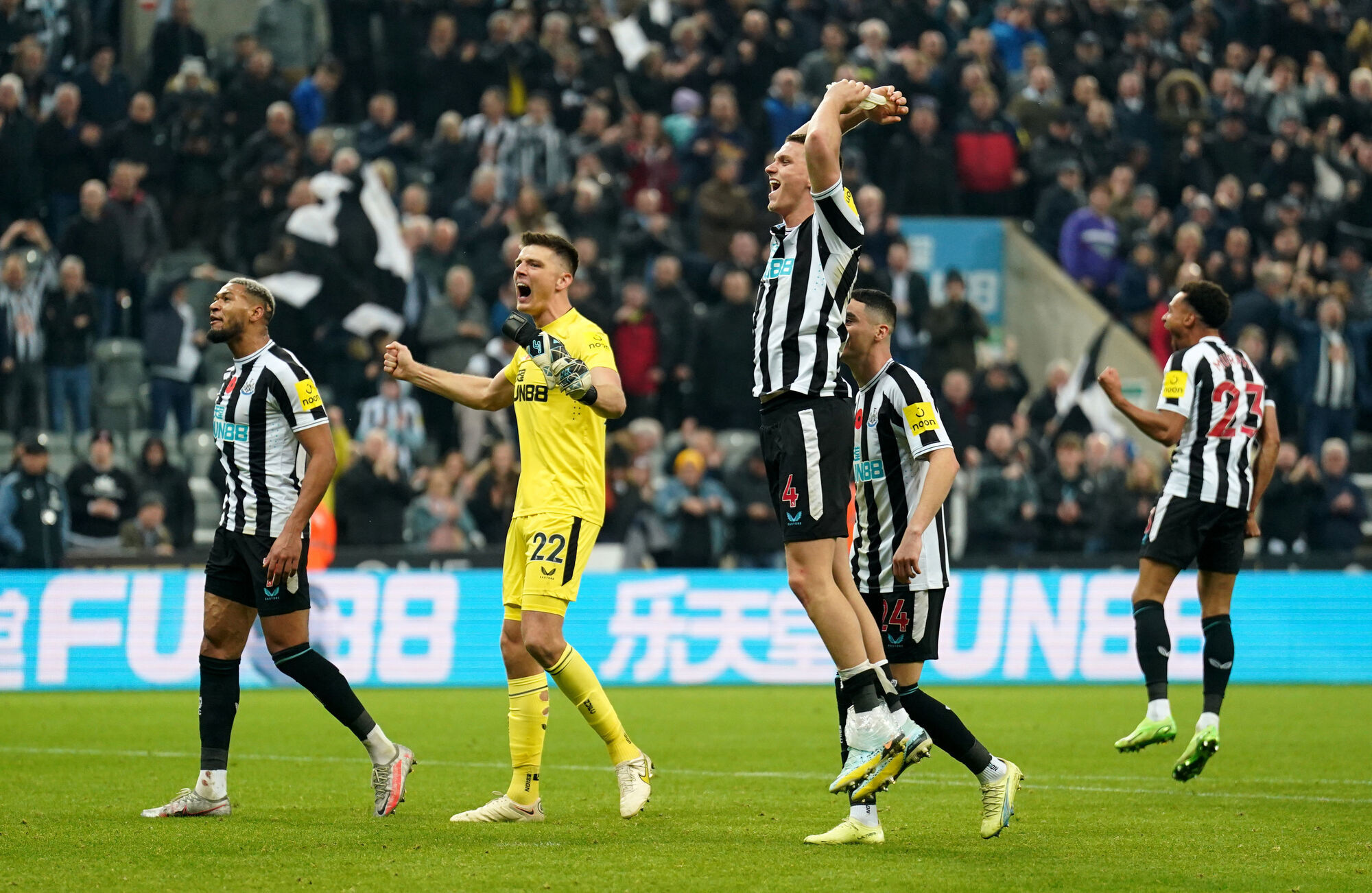 Newcastle are 'party up top, business at the back' like Chris Waddle's mullet