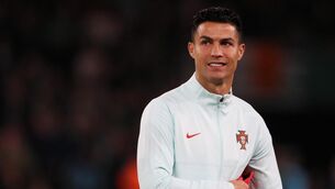 <p>FOCUS: Cristiano Ronaldo insists his ‘absolute focus’ is now on World Cup duty with Portugal. Pic: Brian Lawless/PA</p>