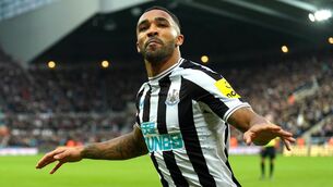 <p>TIMING: England’s Callum Wilson has been in fine goalscoring form for Newcastle. Pic: Owen Humphreys/PA</p>