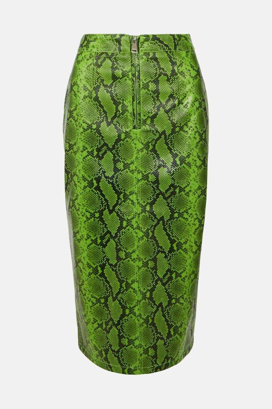 Faux Leather Snake Skin Skirt, €80, Warehouse Faux Leather Snake Skin Skirt, €80, Warehouse