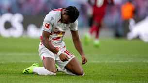 <p>OUT INJURED: Christopher Nkunku has been ruled out of the World Cup. Pic: Jan Woitas/DPA/PA</p>