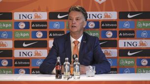 <p>BOYCOTT: Netherlands coach Louis van Gaal said Dutch fans who are boycotting the World Cup over human rights concern are right to do so. Pic: AP Photo/Patrick Post</p>