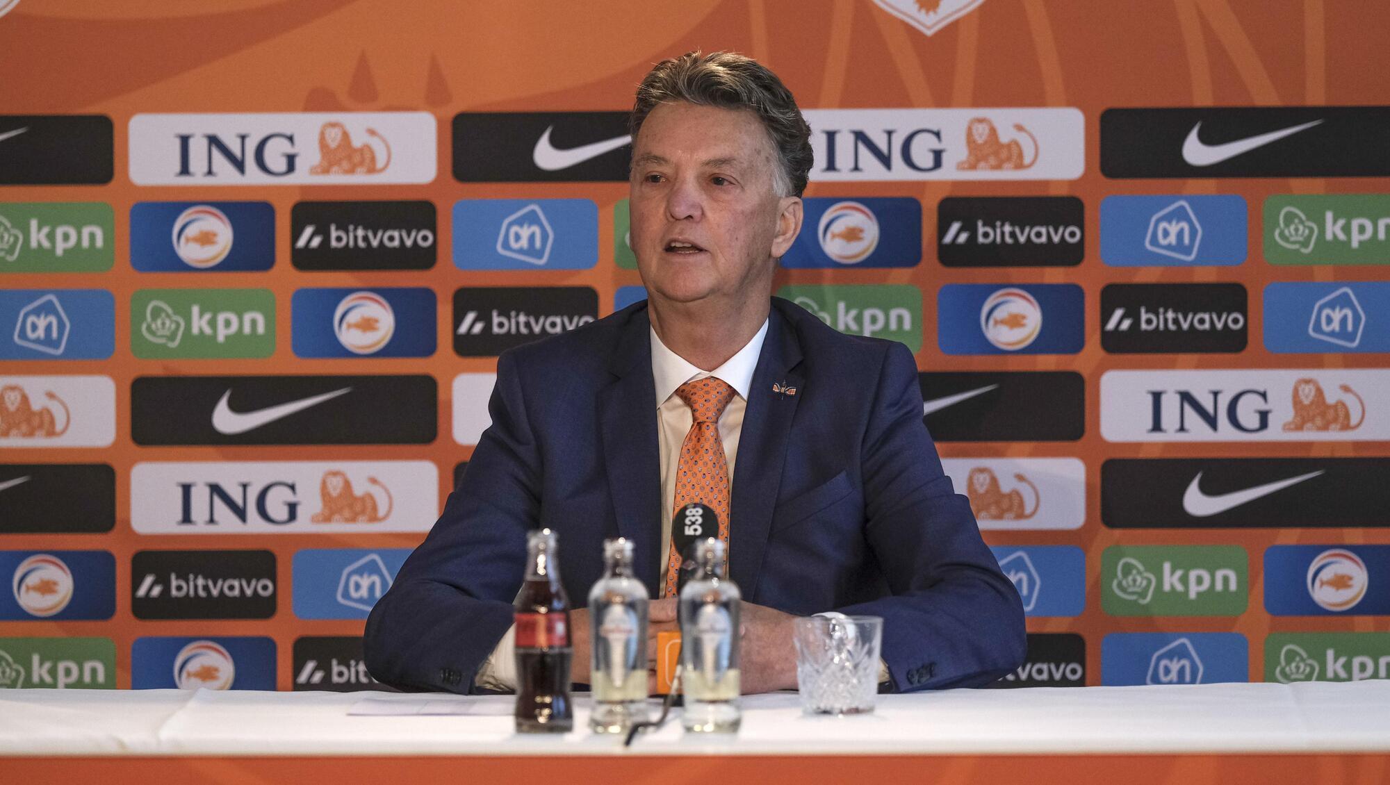BOYCOTT: Netherlands coach Louis van Gaal said Dutch fans who are boycotting the World Cup over human rights concern are right to do so. Pic: AP Photo/Patrick Post